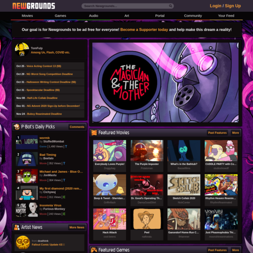 NewGrounds Adult Games